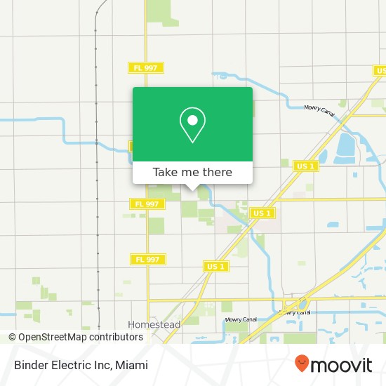 Mapa de Binder Electric Inc