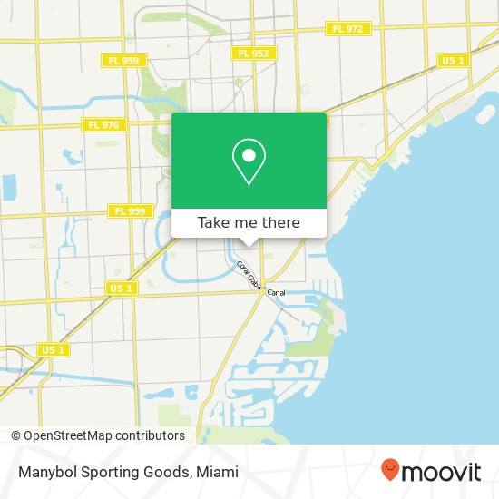 Mapa de Manybol Sporting Goods