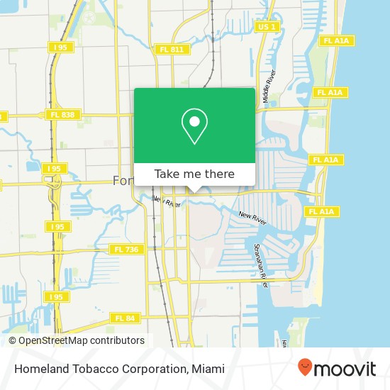 Mapa de Homeland Tobacco Corporation