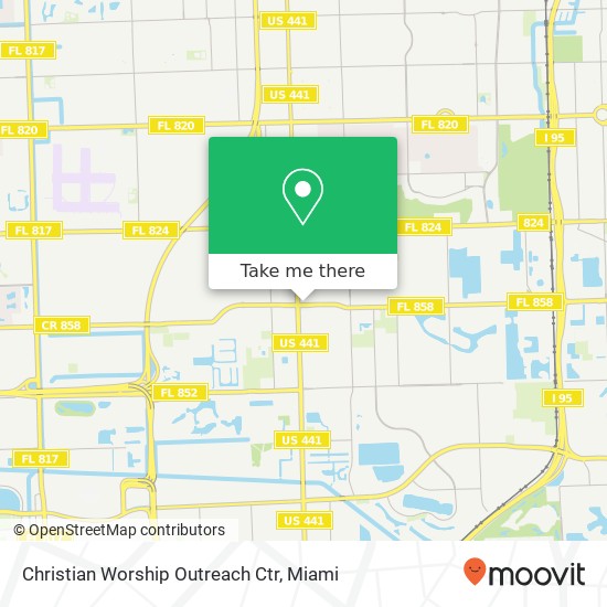 Christian Worship Outreach Ctr map