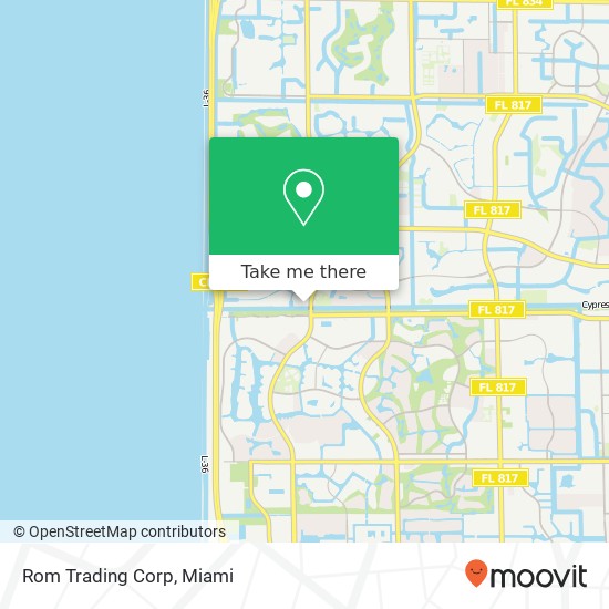 Mapa de Rom Trading Corp