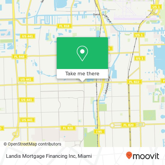 Landis Mortgage Financing Inc map