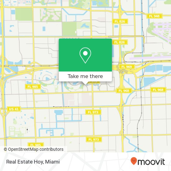 Real Estate Hoy map