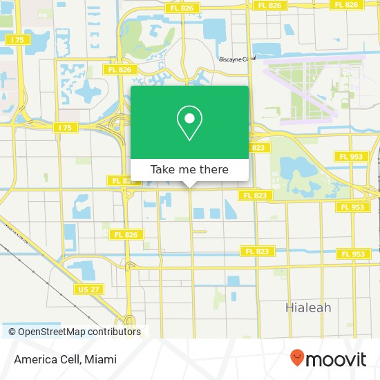 America Cell map