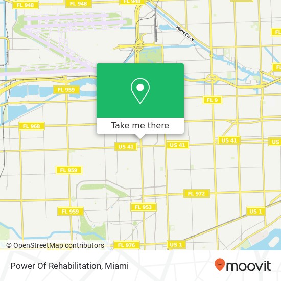 Power Of Rehabilitation map