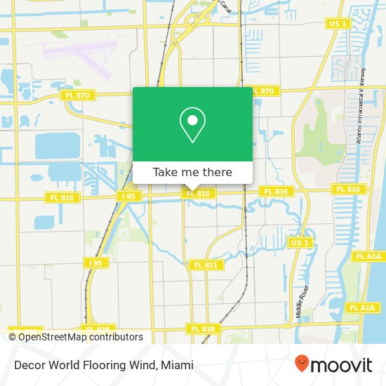 Mapa de Decor World Flooring Wind