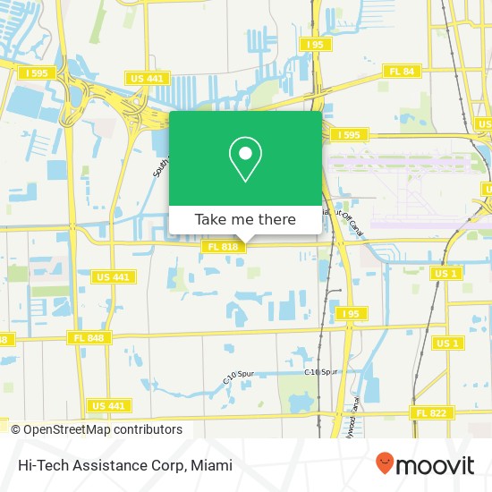 Hi-Tech Assistance Corp map
