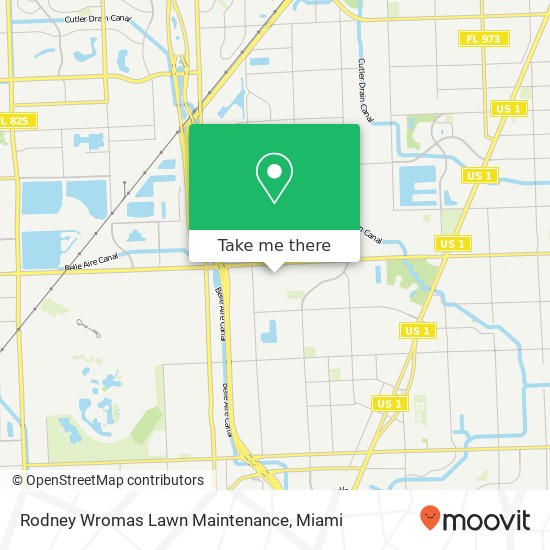 Rodney Wromas Lawn Maintenance map