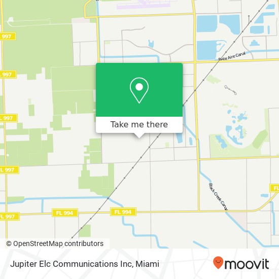 Jupiter Elc Communications Inc map