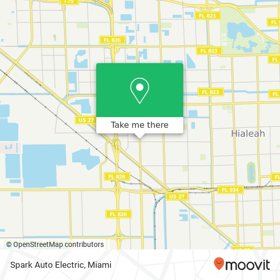 Mapa de Spark Auto Electric