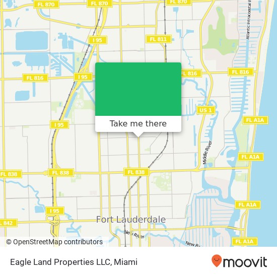 Eagle Land Properties LLC map