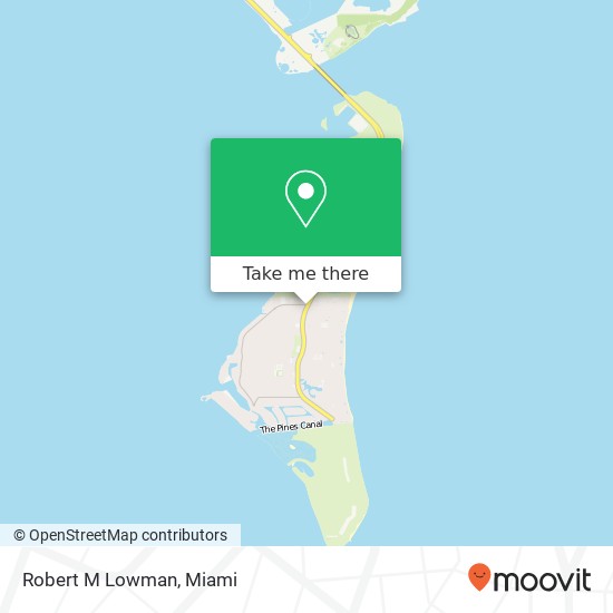 Mapa de Robert M Lowman