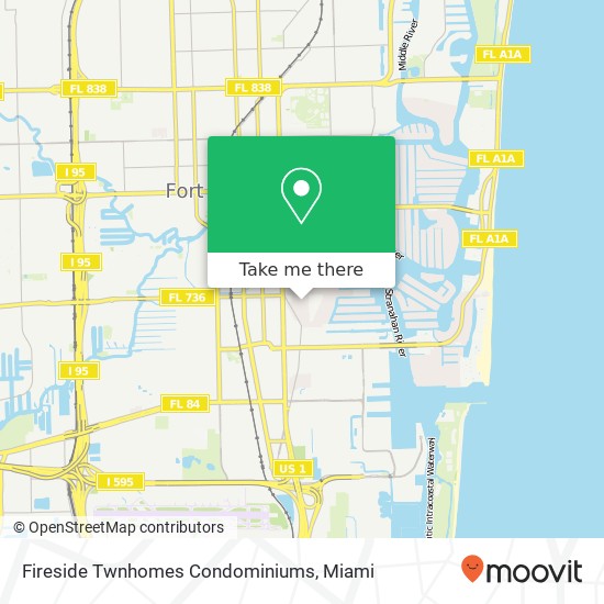 Fireside Twnhomes Condominiums map