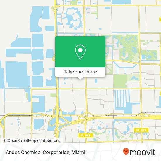 Andes Chemical Corporation map