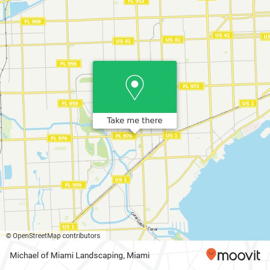 Michael of Miami Landscaping map