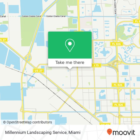 Millennium Landscaping Service map