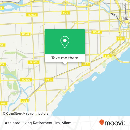 Mapa de Assisted Living Retirement Hm