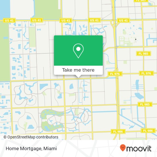 Home Mortgage map