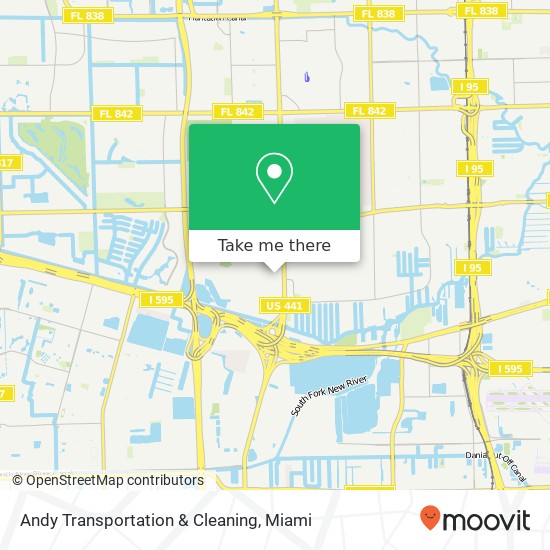 Mapa de Andy Transportation & Cleaning