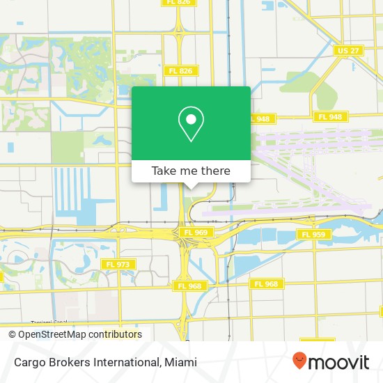 Cargo Brokers International map