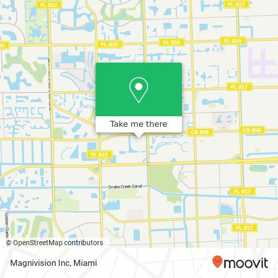 Magnivision Inc map