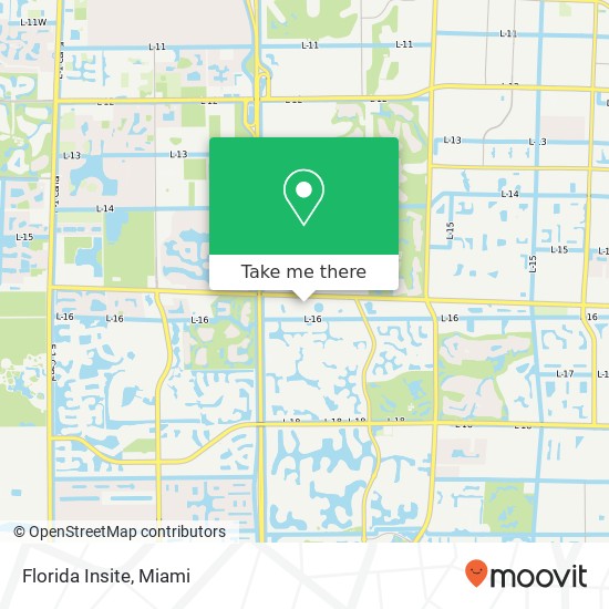 Florida Insite map