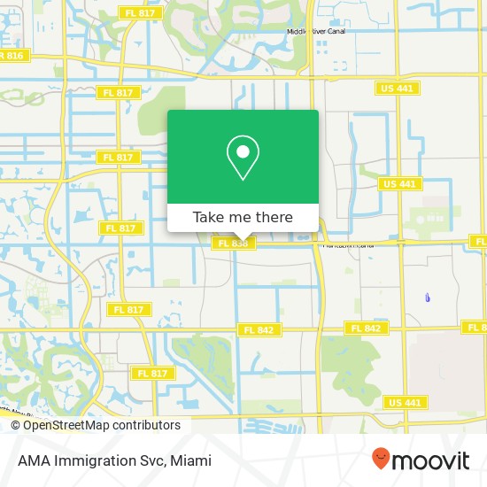 Mapa de AMA Immigration Svc