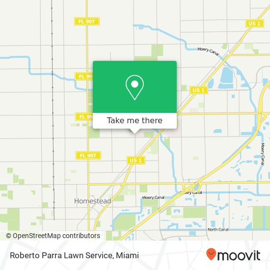 Roberto Parra Lawn Service map
