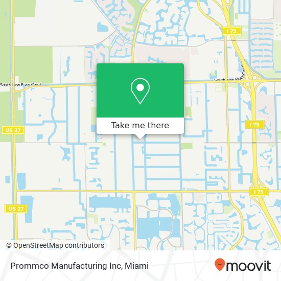Prommco Manufacturing Inc map