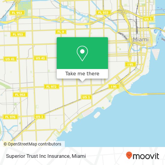 Superior Trust Inc Insurance map