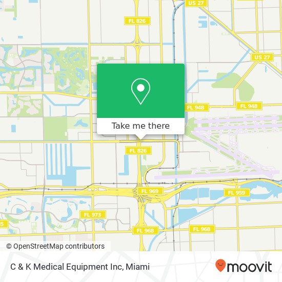 C & K Medical Equipment Inc map