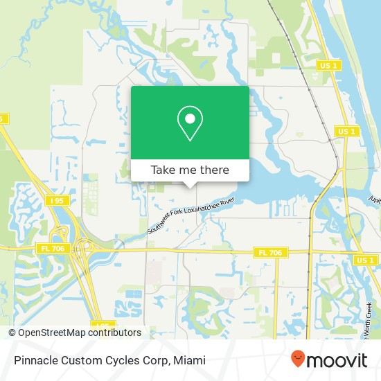 Pinnacle Custom Cycles Corp map