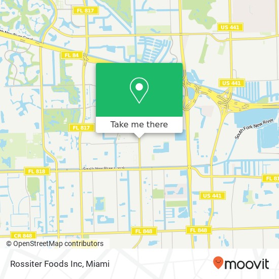 Mapa de Rossiter Foods Inc