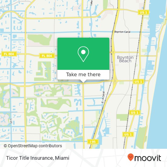 Ticor Title Insurance map