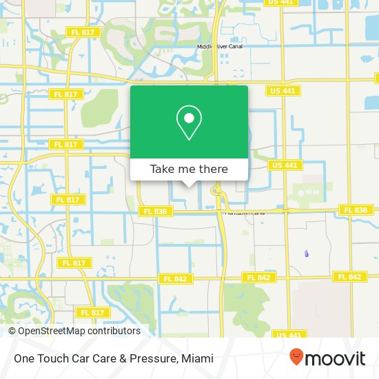 Mapa de One Touch Car Care & Pressure