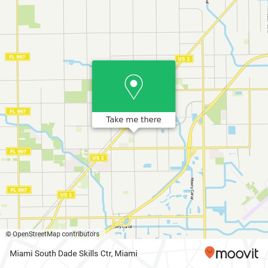 Mapa de Miami South Dade Skills Ctr