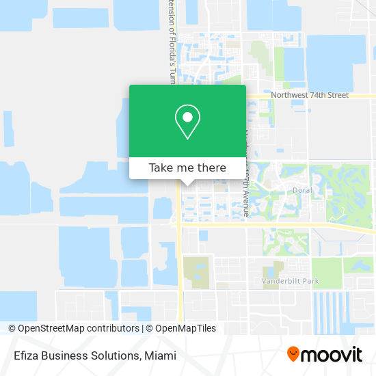 Efiza Business Solutions map