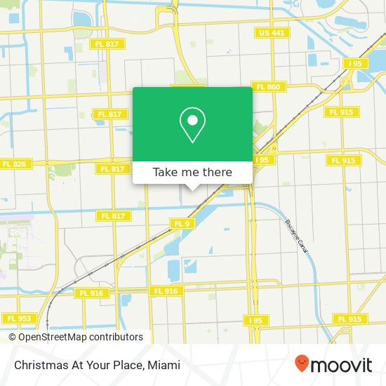 Christmas At Your Place map