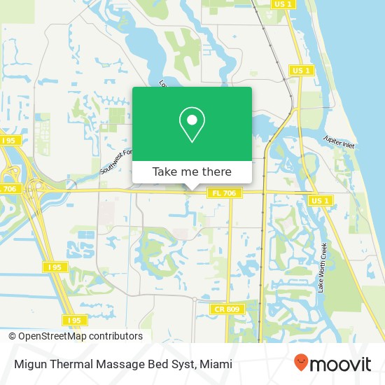 Mapa de Migun Thermal Massage Bed Syst