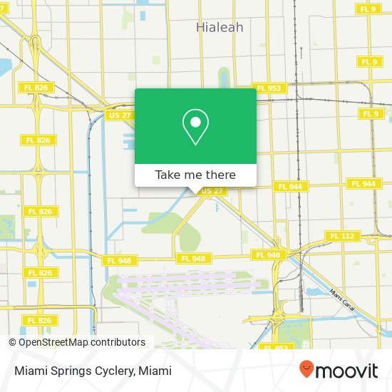 Miami Springs Cyclery map