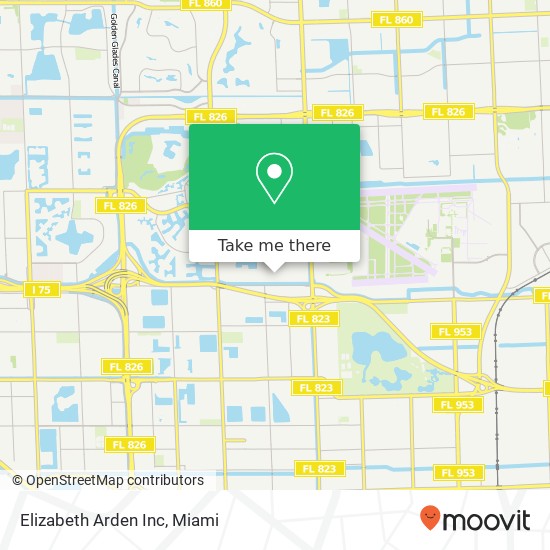 Elizabeth Arden Inc map