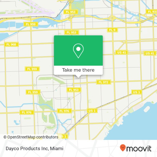 Dayco Products Inc map