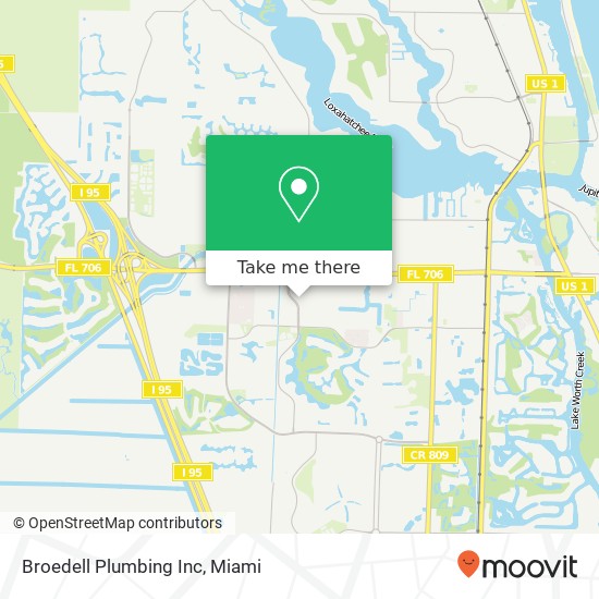 Mapa de Broedell Plumbing Inc