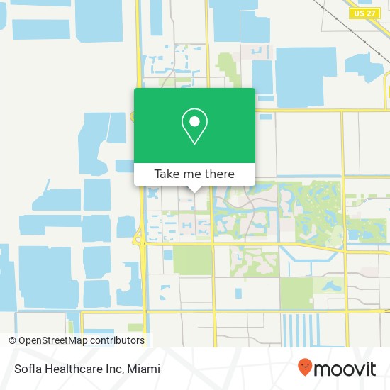 Sofla Healthcare Inc map