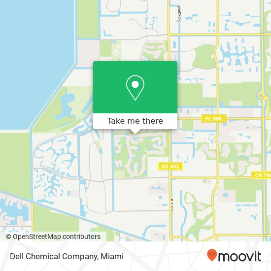 Dell Chemical Company map