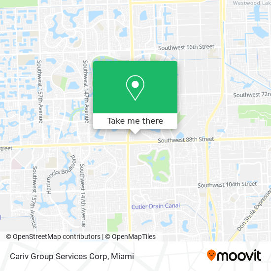 Mapa de Cariv Group Services Corp