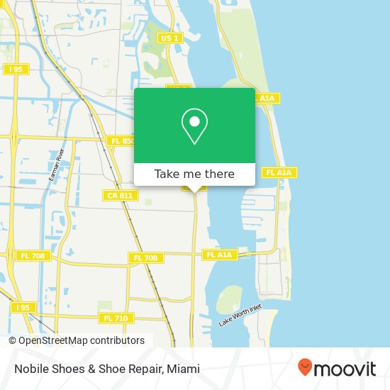 Mapa de Nobile Shoes & Shoe Repair
