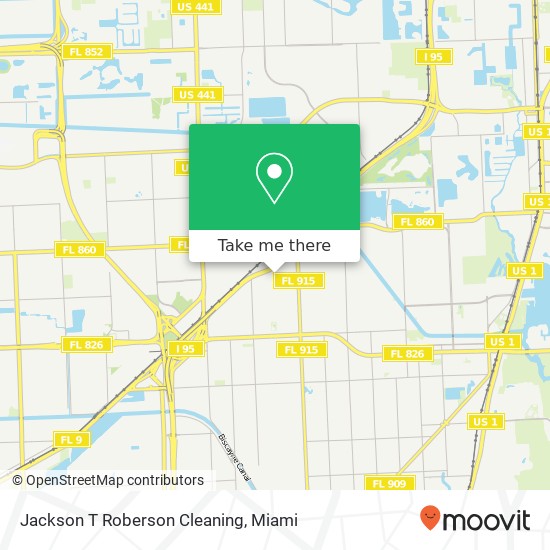 Jackson T Roberson Cleaning map