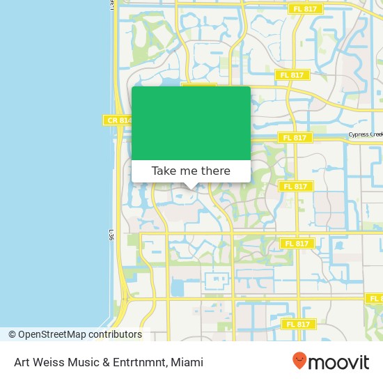 Mapa de Art Weiss Music & Entrtnmnt