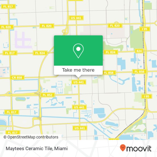 Maytees Ceramic Tile map